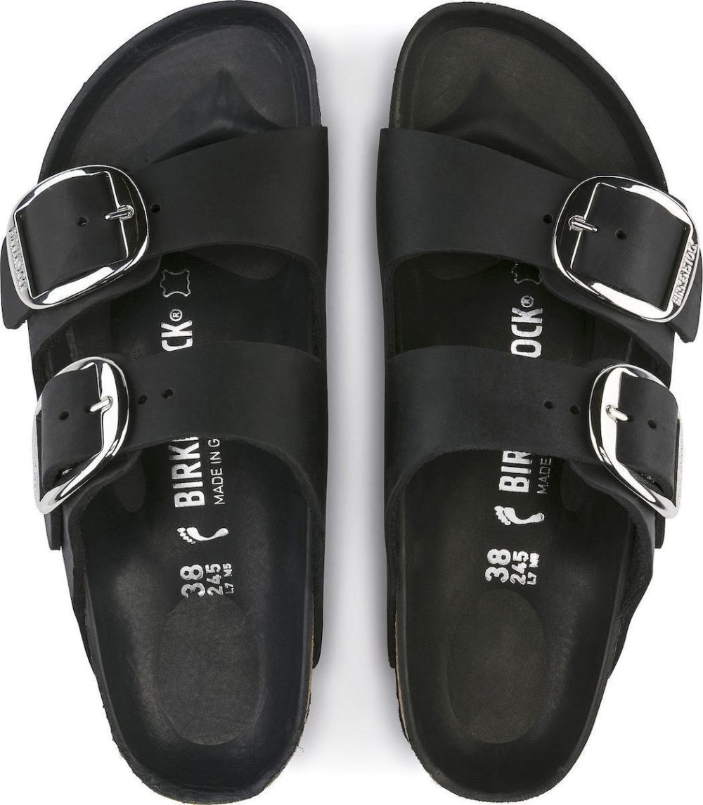 Arizona Big Buckle Δερμάτινα Σανδάλια Black - Image 5