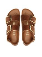 Milano Big Buckle Δερμάτινα Σανδάλια Cognac - Image 2