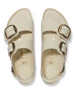 Milano Big Buckle Δερμάτινα Σανδάλια Εκρού - Image 4