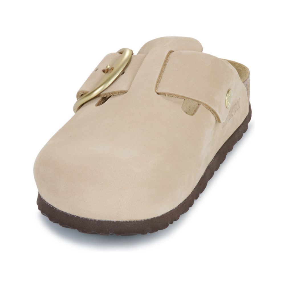 Boston Big Buckle Nubuck Leather Σανδάλια Sandcastle - Image 3