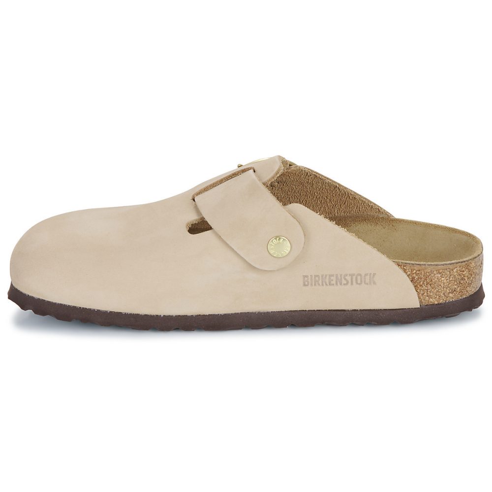 Boston Big Buckle Nubuck Leather Σανδάλια Sandcastle - Image 4