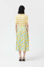 Midi Φούστα Με Yuzu Print - Image 2