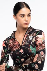 Sacred Wild Fitted Active Zip Hoodie With Thumbholes - Image 13