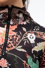 Sacred Wild Fitted Active Zip Hoodie With Thumbholes - Image 14