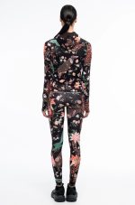 Sacred Wild Fitted Active Zip Hoodie With Thumbholes - Image 3