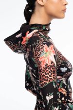 Sacred Wild Fitted Active Zip Hoodie With Thumbholes - Image 5