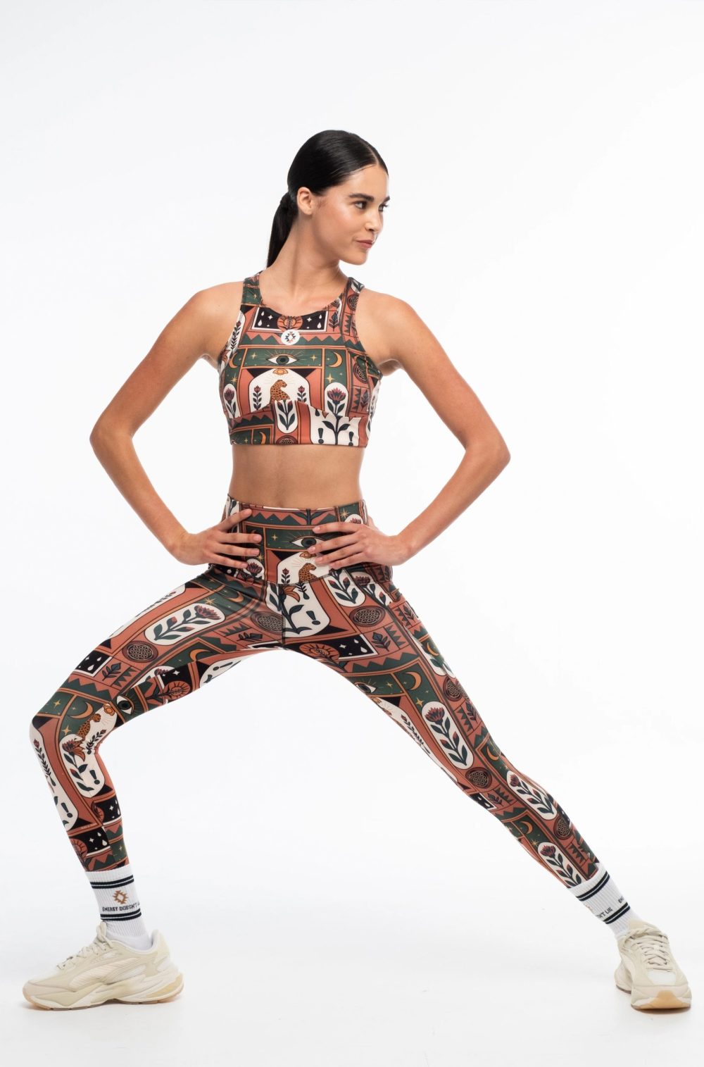 Mystic Bloom Sports Leggings - With Pockets - Image 10