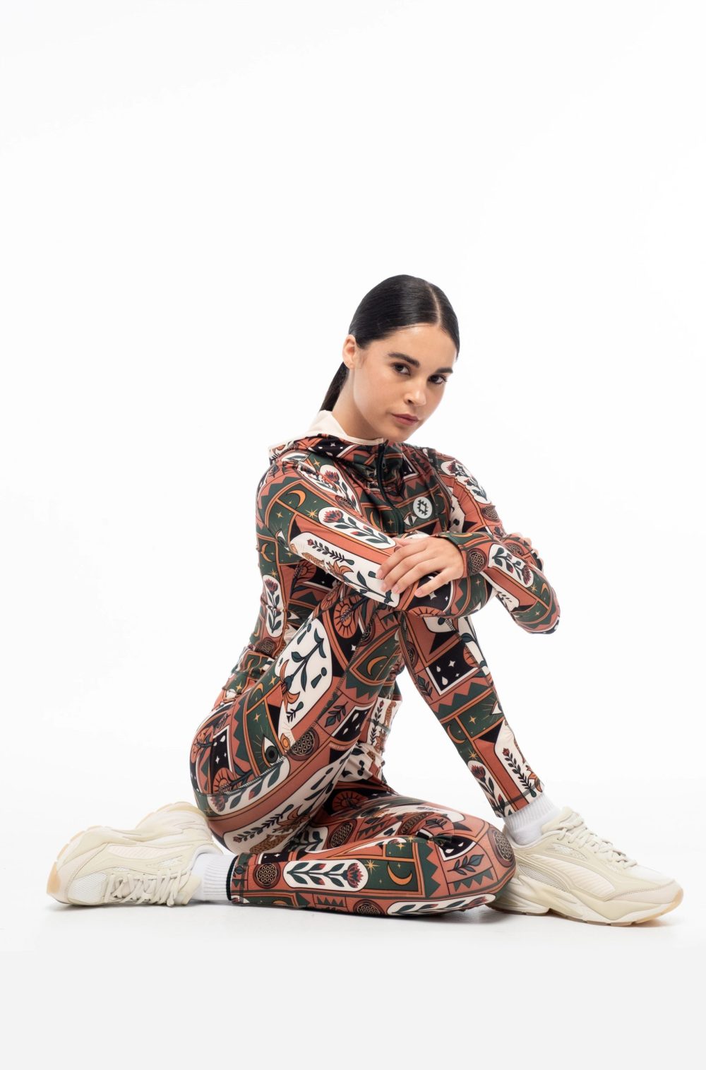 Mystic Bloom Sports Leggings - With Pockets - Image 12