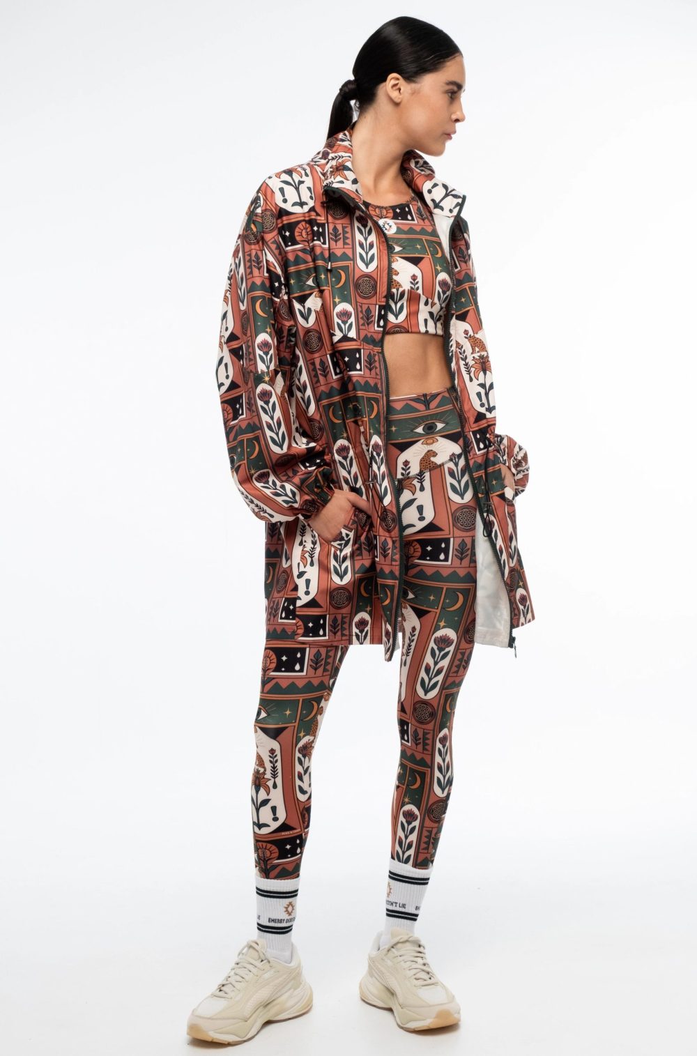 Mystic Bloom Sports Leggings - With Pockets - Image 16