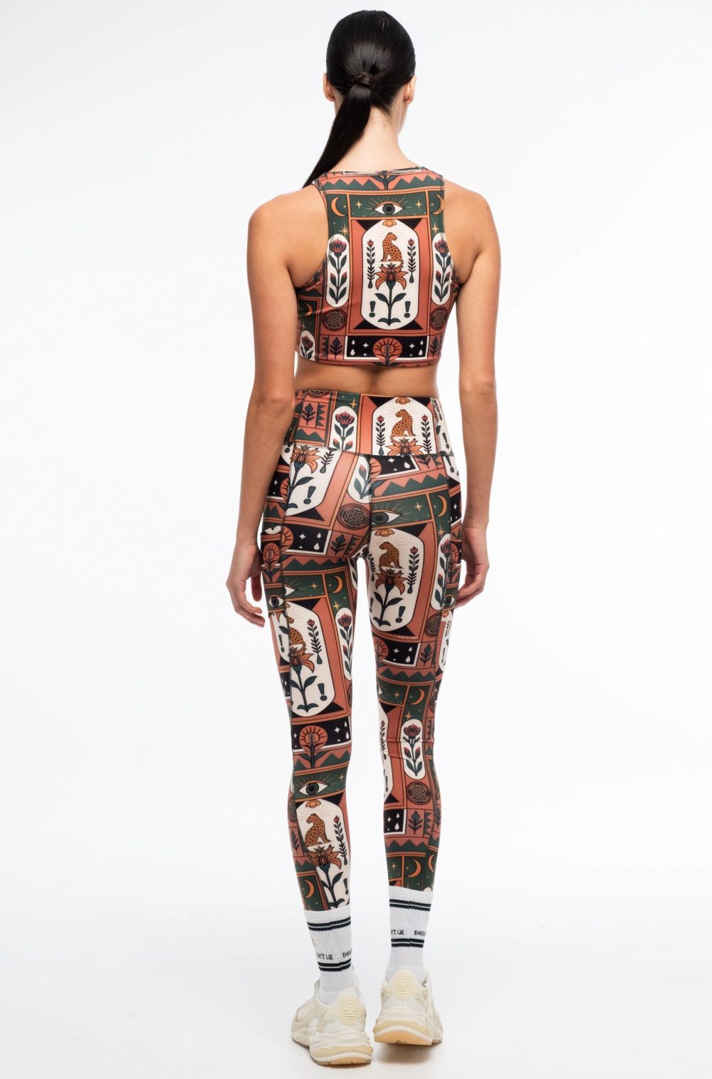 Mystic Bloom Sports Leggings - With Pockets - Image 8