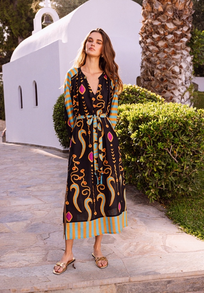 Untitled Artwork Maira Maxi Dress - Image 1