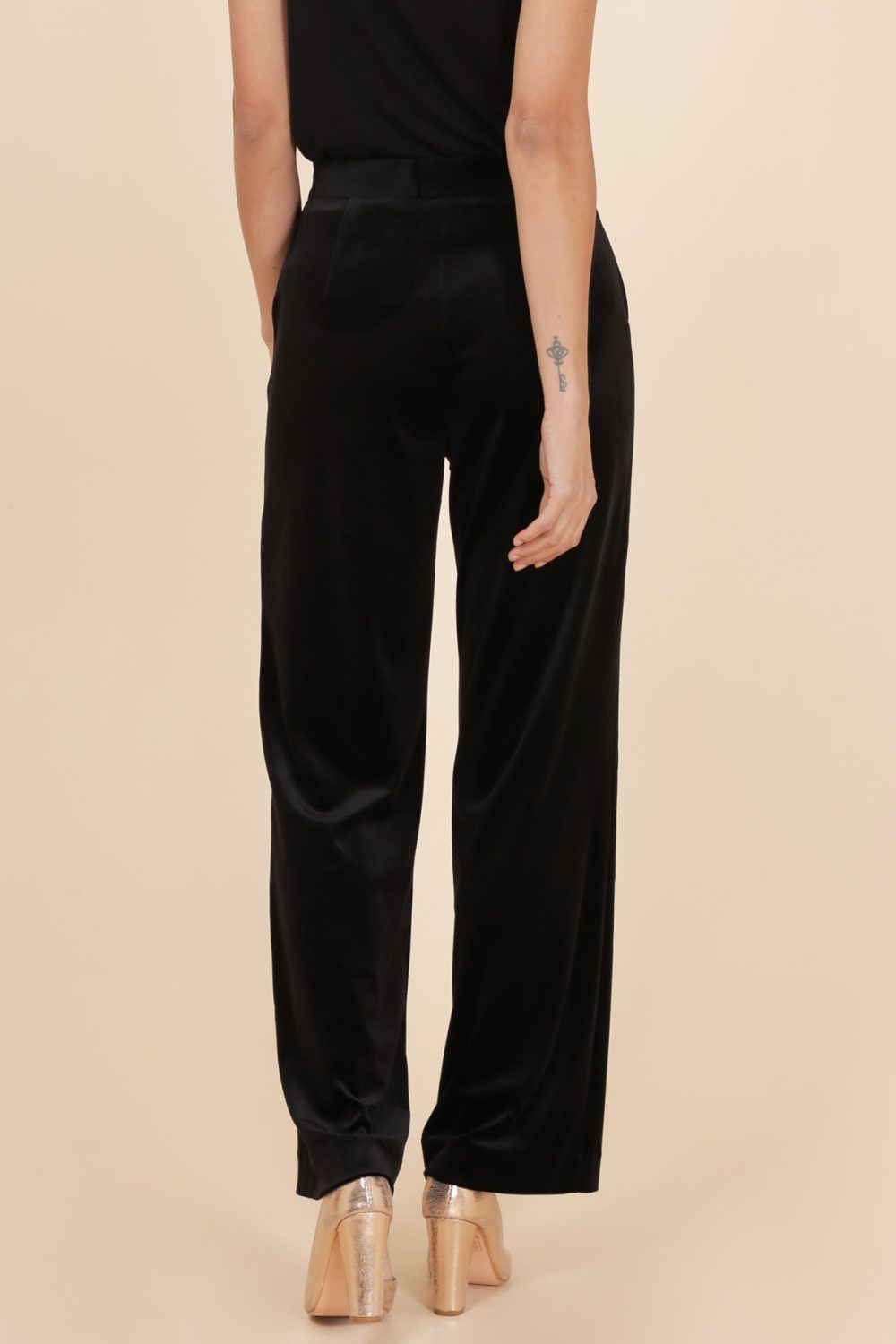 Velvet Straight Leg Trouser - Image 2