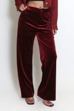 Velvet Straight Leg Trouser - Image 4