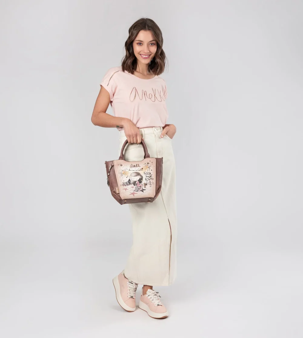 Τσάντα Tote Hollywood Με Ιμάντα Ώμου - Image 2