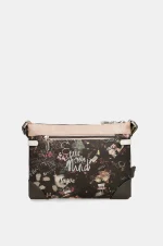 Μεσαία Τσάντα Χιαστί Peace & Love Pink - Image 3