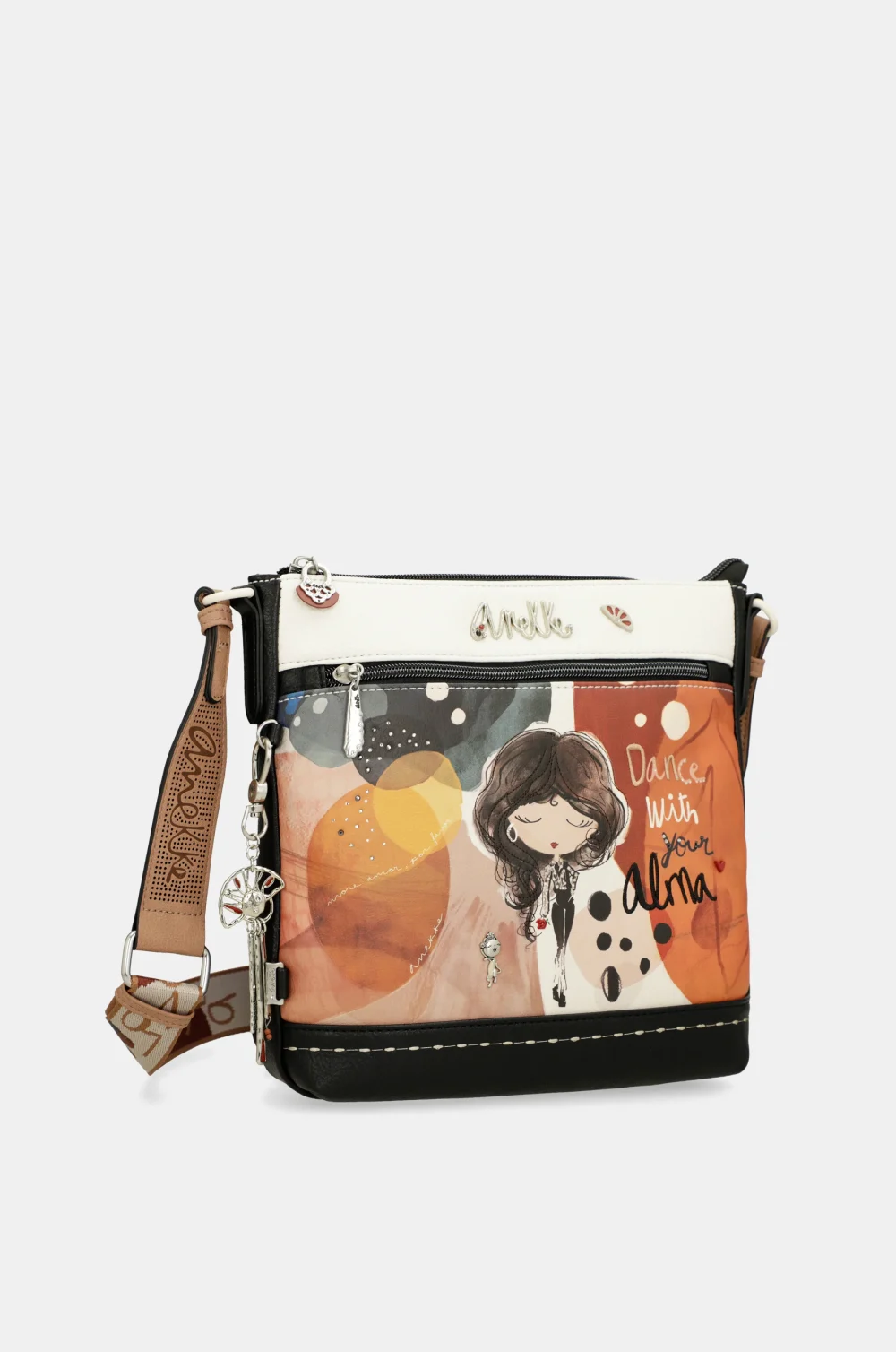 Τσάντα Χιαστί Με Μπροστινή Τσέπη Alma - Image 2