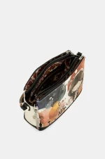 Τσάντα Χιαστί Με 3 Θήκες Και Σχέδιο Alma - Image 6