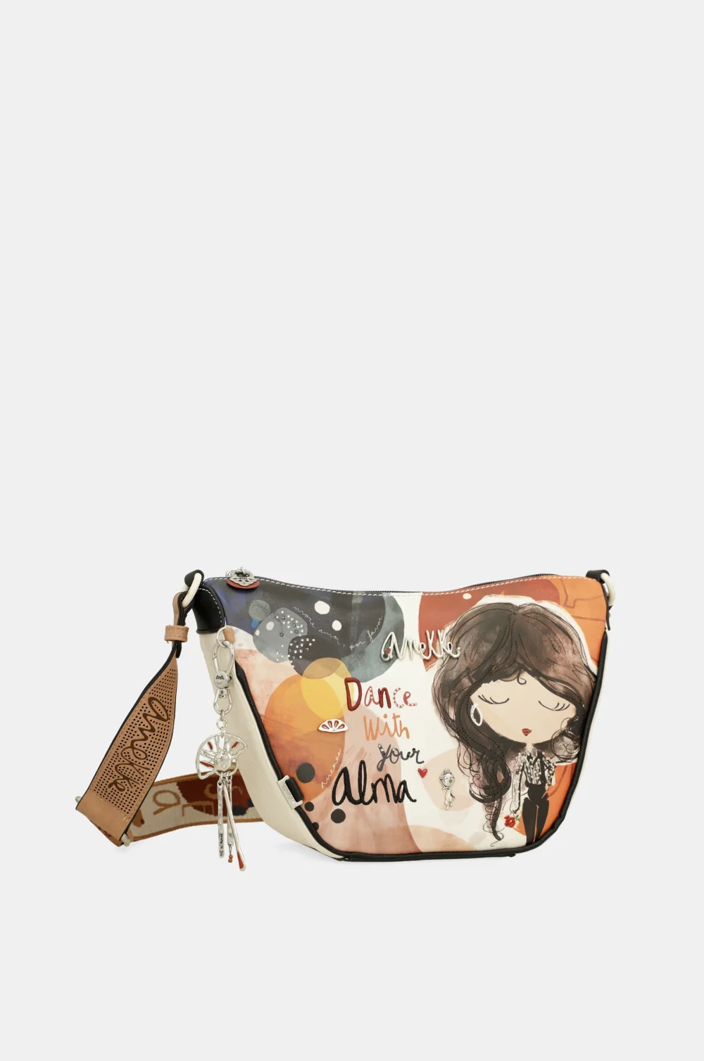 Οβάλ Τσάντα Χιαστί Alma - Image 3