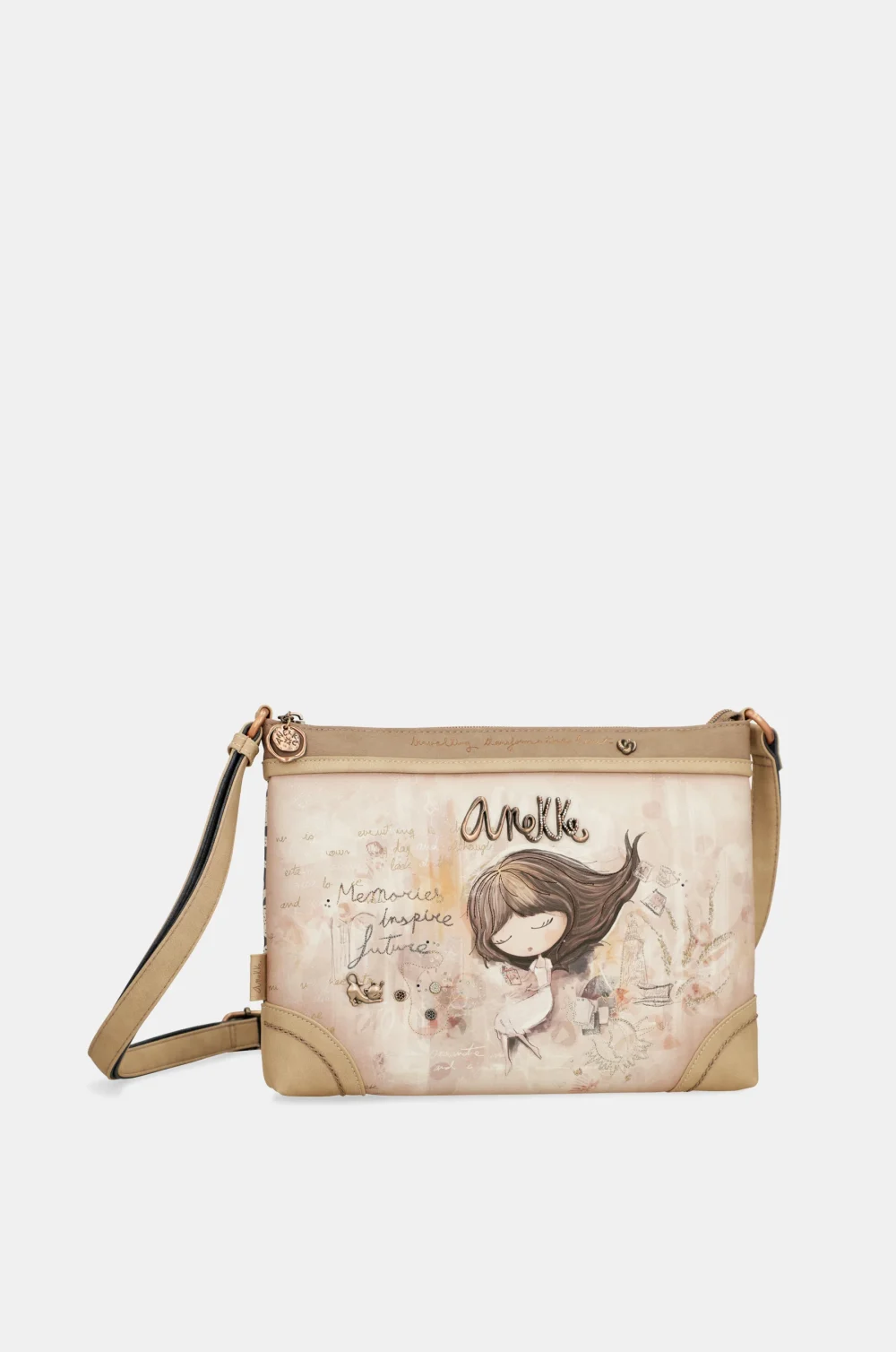 Μεγάλη Τσάντα Χιαστί Με Σχέδιο Memories - Image 5