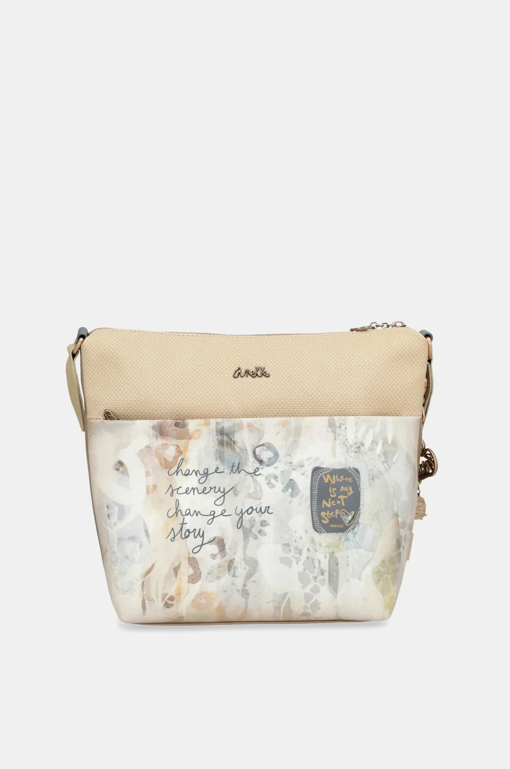 Μεγάλη Τσάντα Χιαστί Με Μπροστινή Θήκη Memories - Image 4