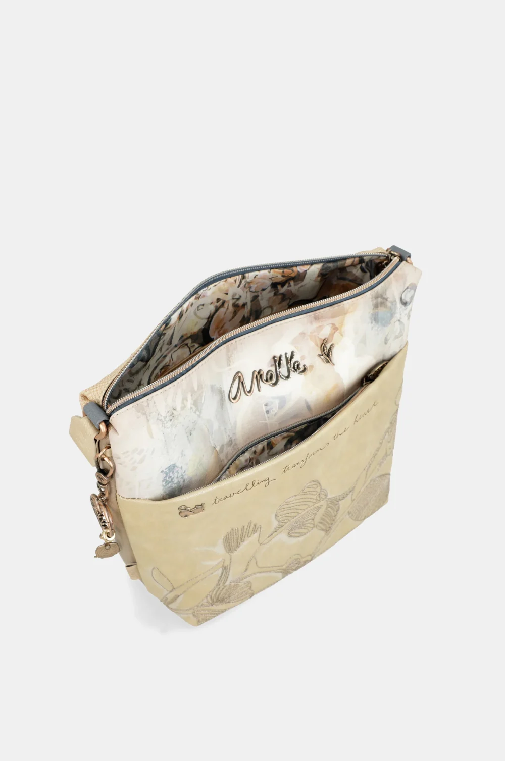 Μεγάλη Τσάντα Χιαστί Με Μπροστινή Θήκη Memories - Image 6