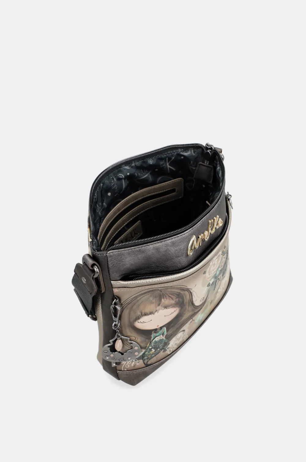 Τσάντα Χιαστί Real Με Μπροστινή Τσέπη - Image 5