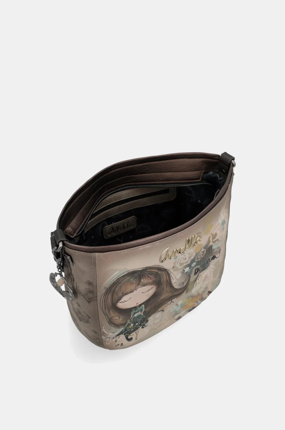 Οβάλ Μεσαία Τσάντα Χιαστί Real - Image 5