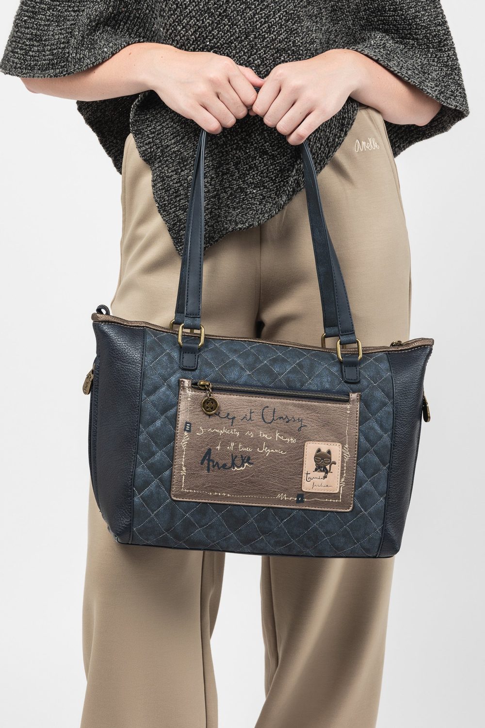 Τσάντα Shopper Studio Με Ιμάντα Ώμου - Image 4