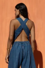 Serene Denim Top - Image 2