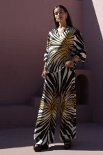 Golden Mirage Printed Blouse