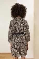 Elan Printed Kimono Jacket - Image 2