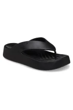 Womens Getaway Platform Flip - Black - Image 5