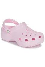 Womens Classic Platform Pearl Clog - Pink Milk - Image 2
