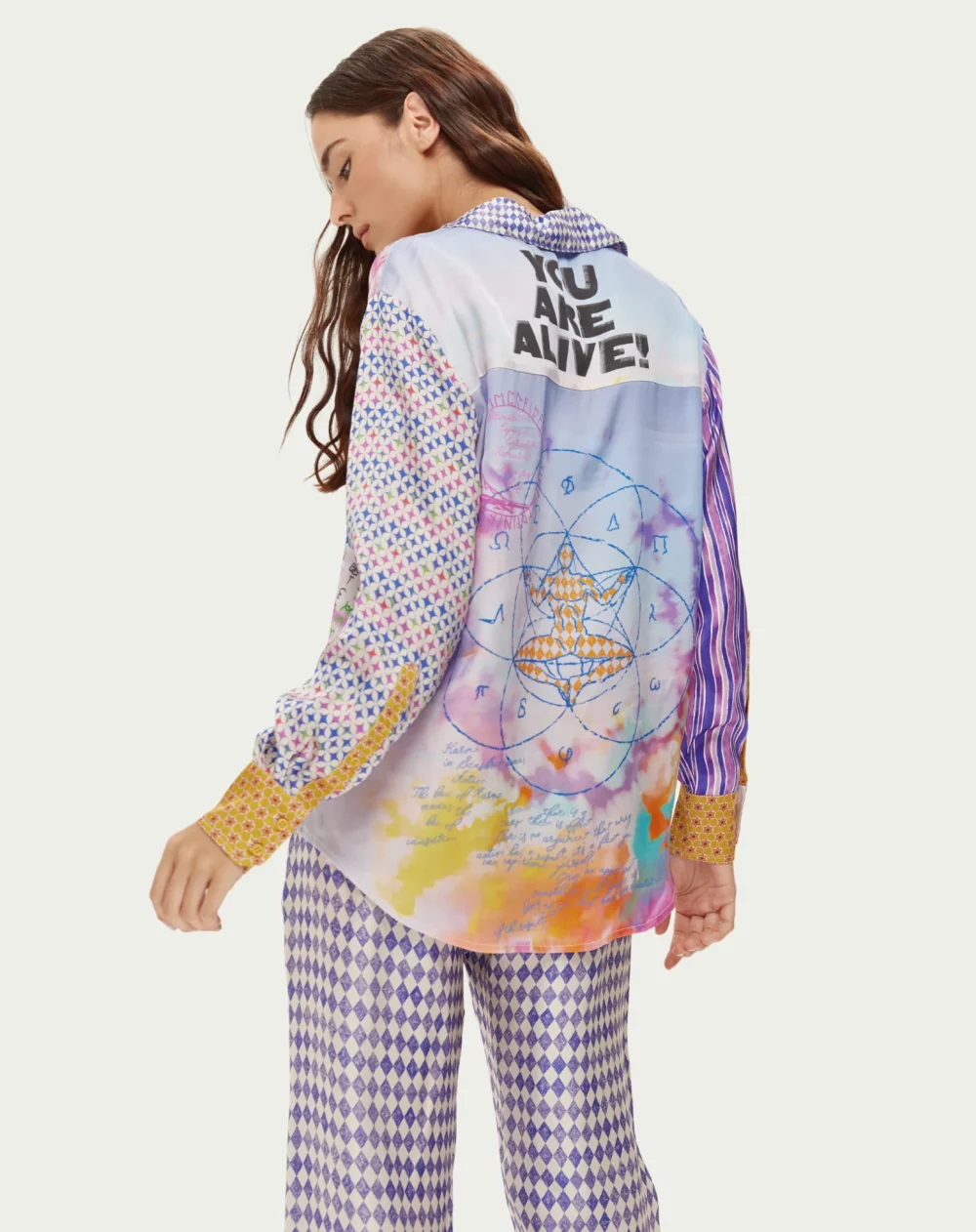 Isabel Runic Whisper Printed Shirt - Image 2