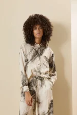 Graphite Flow Printed Shirt - Image 5