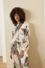Graphite Flow Printed Shirt - Image 4