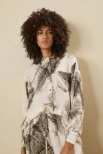 Graphite Flow Printed Shirt