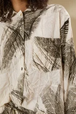 Graphite Flow Printed Shirt - Image 3