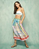 Vanessa Runic Whisper Printed Skirt - Image 4