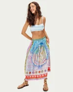 Vanessa Runic Whisper Printed Skirt - Image 6
