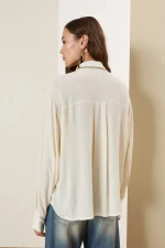 Pearl Grace Embellished Collar Shirt - Image 2