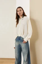 Pearl Grace Embellished Collar Shirt - Image 6