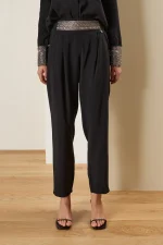 Noir Elegance Tailored Pants