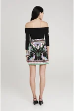 Nostalgia Wrap Mini Skirt - Image 3