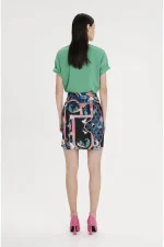 Epoque Assymetric Skirt - Jacquard - Image 3