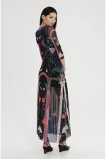 Epoque Long Dress - Mesh - Image 3