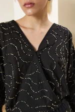 Midnight Flow Cropped Top - Image 3