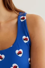 Ladybug Print Sports Top - Image 4