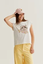 Kitten Print T-Shirt - Image 6