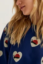 Coccinella Print Sweatshirt - Image 4